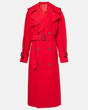 Wardrobe NYC Trenchcoat Aus Baumwolle - Rot