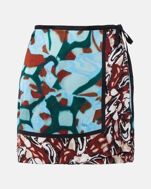 Dries Van Noten Bedruckter Minirock Gabrinas - Mehrfarbig