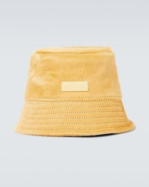 Jacquemus Fischerhut Le Bob Sperone Aus Leder - Natur