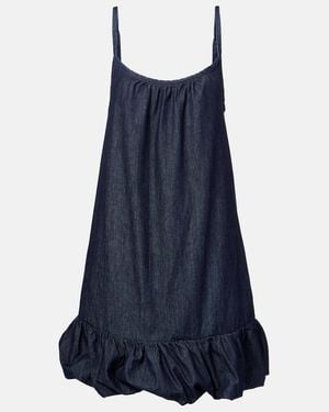 Dries Van Noten Denim Minidress - Blue