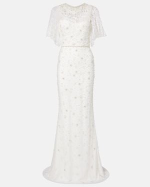 Jenny Packham Bridal Sylvia Embellished Gown - White