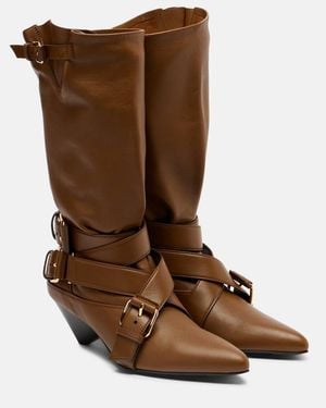 Zimmermann Orla 50 Leather Knee-High Boots - Brown