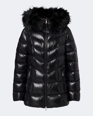 Moncler Fulmar Hooded Down Jacket - Black
