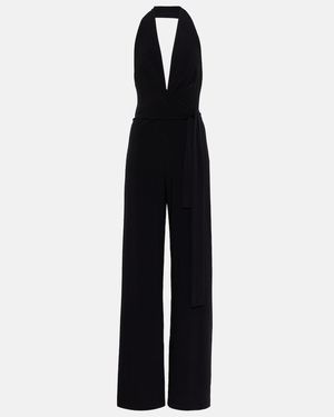 Norma Kamali Halterneck Jersey Jumpsuit - Black