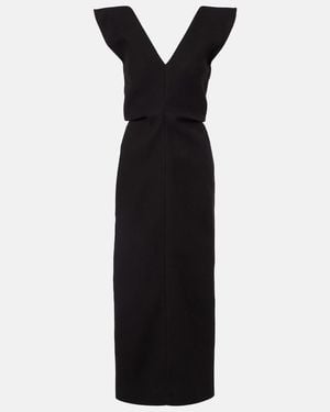 Proenza Schouler Mariam Scuba Midi Dress - Black