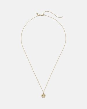 Sydney Evan 14Kt Charm Necklace With Diamonds - White
