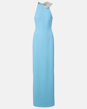 David Koma Embellished Gown - Blue
