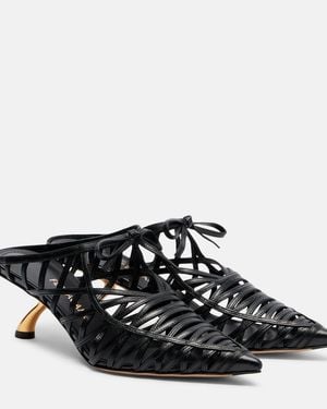Ferragamo Mules Cirry Aus Leder - Schwarz