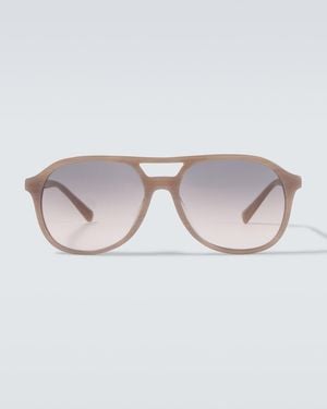 Brunello Cucinelli Aviator-Sonnenbrille - Mehrfarbig