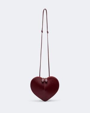 Alaïa Le Cour Leather Shoulder Bag - Red