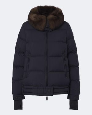 Moncler Skijacke Arrabas Mit Shearling - Blau