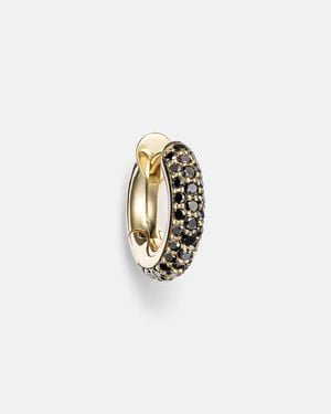 Spinelli Kilcollin Einzelner Ohrring Macro Hoop Aus 18Kt Gelbgold Mit Diamanten - Weiß