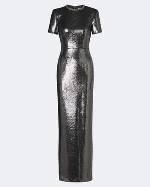 Roland Mouret Embellished Gown - Black