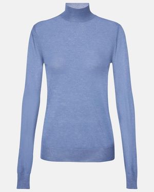 JOSEPH Rollkragenpullover Cashair Aus Kaschmir - Blau
