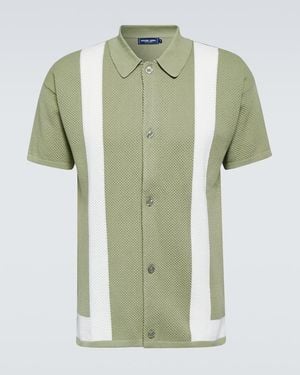 Frescobol Carioca Barretos Cotton Shirt - Green