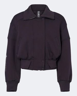 adidas By Stella McCartney Cotton-Blend Jacket - Blue