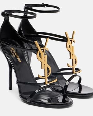 Saint Laurent Cassandra Sandals - Black