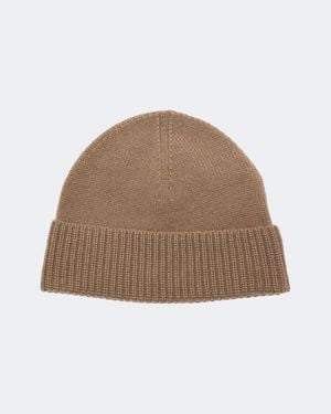 JOSEPH Chia Cashmere Beanie - Brown