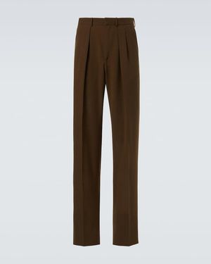 Tom Ford Gerade Hose Aus Wolle - Braun