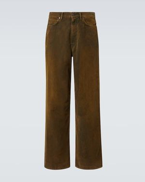 Acne Studios Weite Hose Aus Baumwoll-Cord - Grün