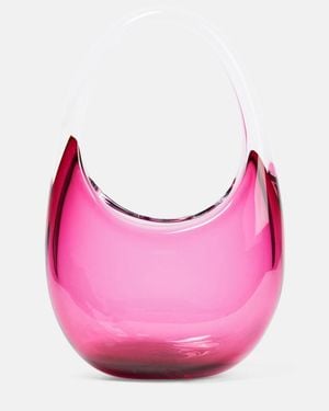 Coperni Sac Swipe Mini En Verre - Rose