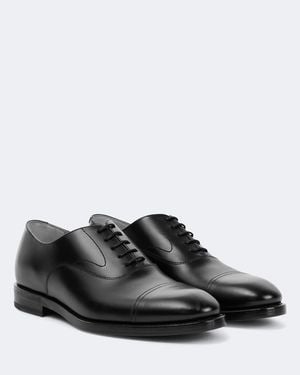 Brunello Cucinelli Leather Derby Shoes - Black