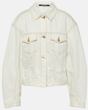 Jacquemus La Veste De-nîmes Denim Jacket - White
