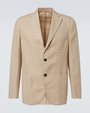 Slowear Linen And Cotton Blazer - Natural