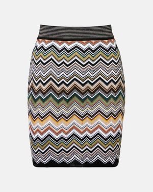 Missoni Zig Zag Miniskirt - Brown