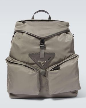 Prada Re-Nylon Backpack - Grey
