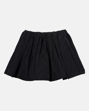 JW Anderson Gathered Taffeta Skort - Black
