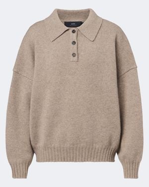 arch4 Kings Road Cashmere Polo Sweater - Natural