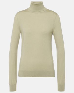 Loro Piana Rollkragenpullover Aus Kaschmir - Grün