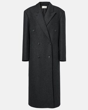 The Row Hariet Wool And Cashmere Coat - Black