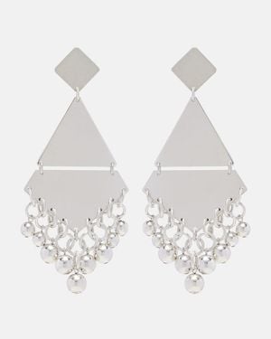 Isabel Marant Mia Drop Earrings - White