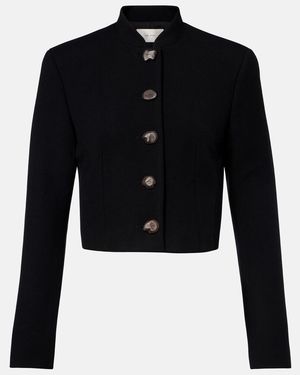 The Row Bellamy Virgin Wool Jacket - Black