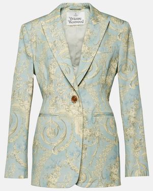 Vivienne Westwood Lauren Toile De Jouy Cotton Jacket - Green