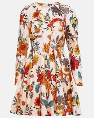 Zimmermann Ginger Floral Linen Minidress - Multicolour