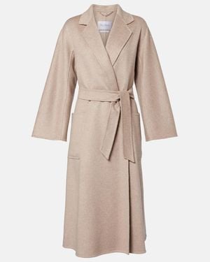 Max Mara Mantel Ludmilla Aus Kaschmir - Natur