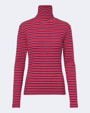 Dries Van Noten Rollkragenpullover Aus Einem Baumwollgemisch - Rot