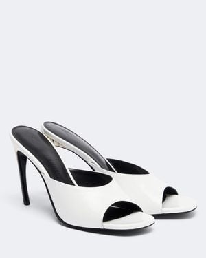 The Attico Mules Betta Aus Leder - Weiß