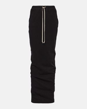 Rick Owens Pull On Pillar Maxi Skirt - Black
