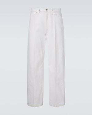 Lemaire Jeans Anchos - Blanco