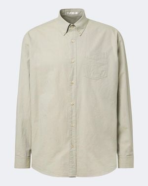 The Row Pompeo Cotton Chambray Shirt - White