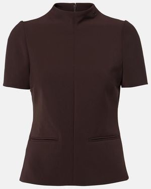 Courreges Twill Top - Brown