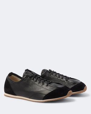 Lemaire Sneakers Gummy Grips Aus Leder - Schwarz