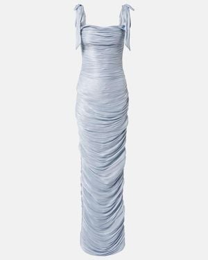 Marmar Halim Ruched Gown - Blue