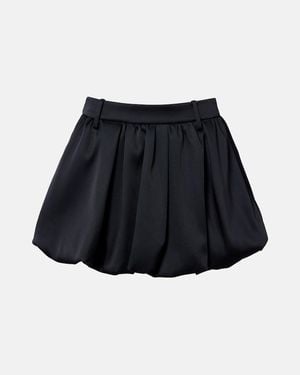 Dorothee Schumacher Shiny Statement Duchesse Miniskirt - Blue