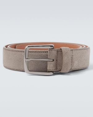 Tod's Guertel Aus Veloursleder - Grau