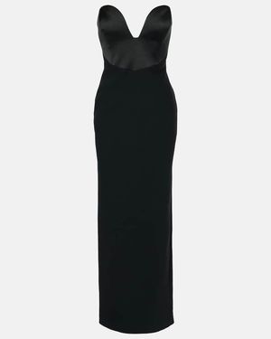 The New Arrivals Ilkyaz Ozel Strapless Corset Gown - Black